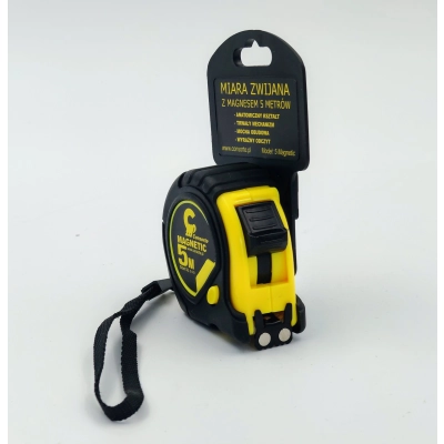 Miarka Taśmowa, Metrówka zwijana z magnesem MAG-TOP MAGNETIC - 5 mb